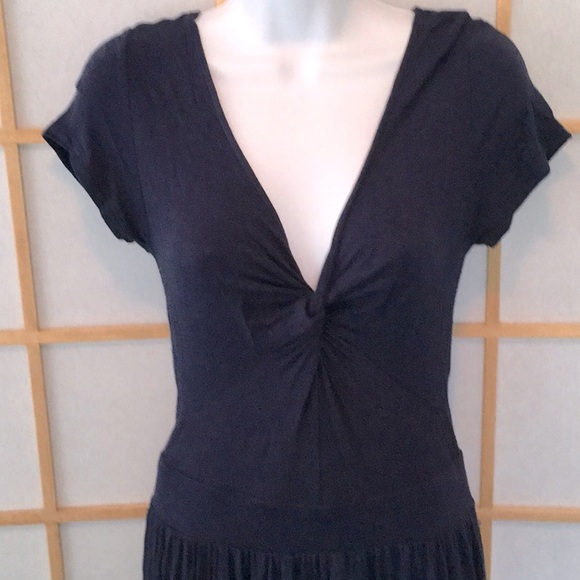 Anthro Cap-sleeved Jersey Dress Dolan T-Shirt size M - Picture 4 of 9